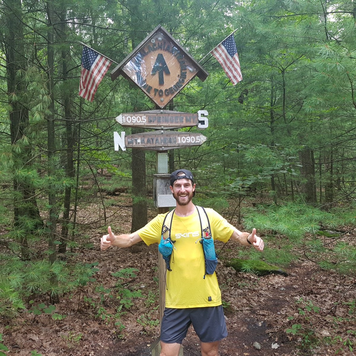 FastestKnown's tweet photo. AT FKT update from Karel's crew:
"Karel just passed the halfway point and is 41 hours and 5 minutes ahead of record pace on the Appalachian Trail. The second half will be a lot more challenging but he’s happy with the peace of mind that this lead gives him."
#fastestknown https://t.co/QbDCeFWKwO