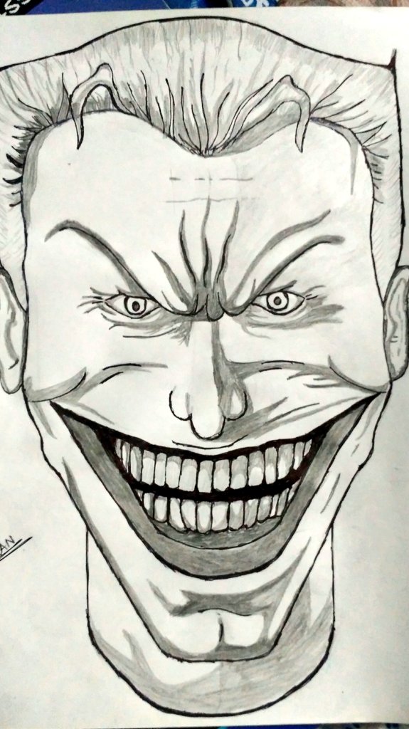 Sketch of joker....