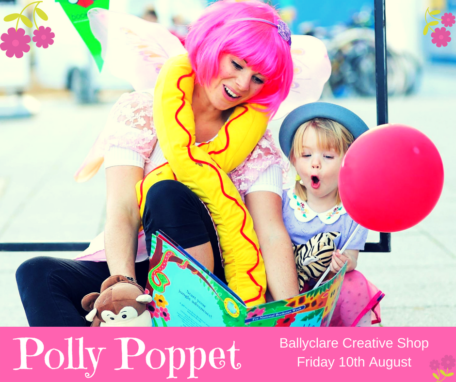 BigTellyNI's tweet photo. Hey Ballyclare, you've been amazing! Don't miss the very special performances by Polly Poppet this Friday at the #ballyclarecreativeshop11am, 1pm &amp; 3pm !! You know where we are  😁 #loveballyclare#ballyclarebid #creativeshops #pollypoppet #bigtellytheatreco https://t.co/iOeJNaGPLu