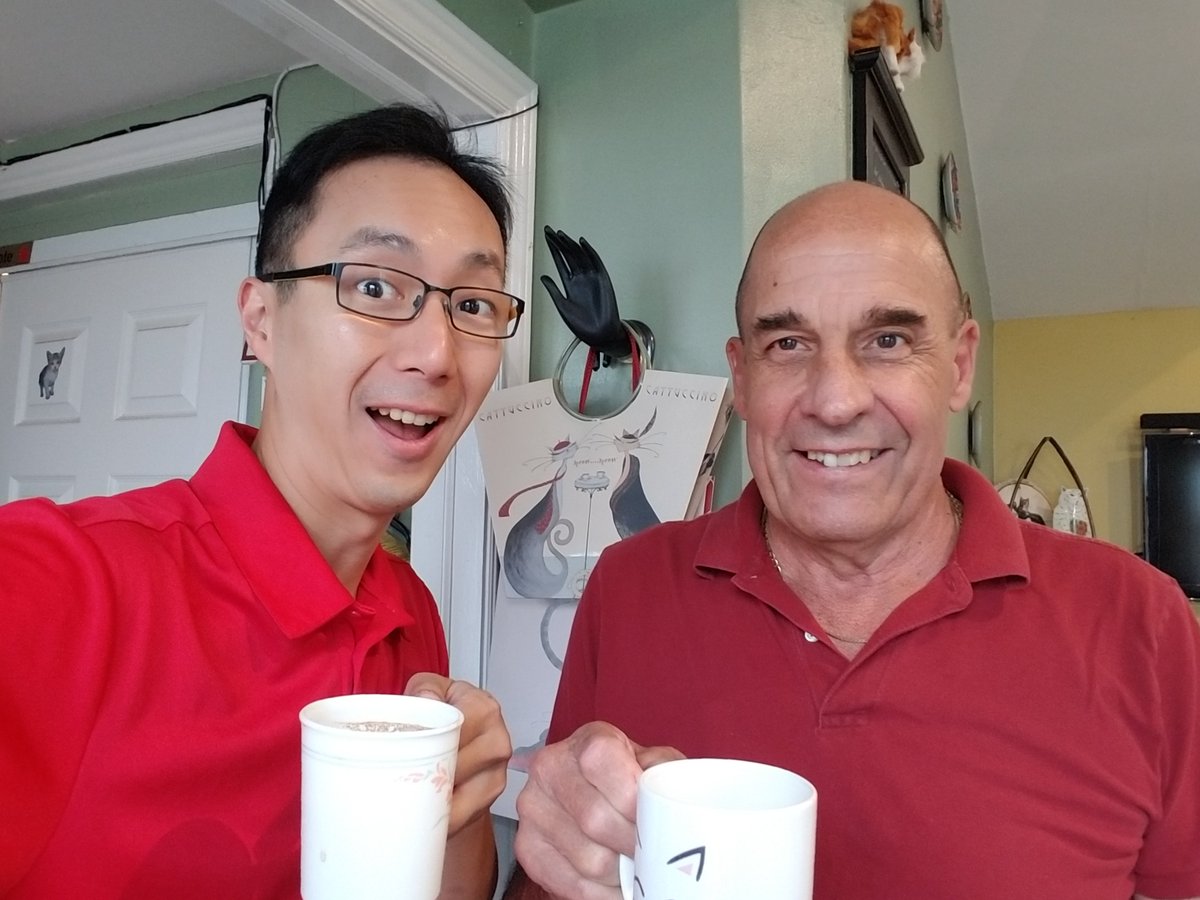 raylai_markham's tweet photo. It's a rainy day out there, but a little bit of weather won't stop momentum. I've planted myself at It's The Cats Meow Cafe on Main Street Markham until my next meeting. Brian makes a good cup. #markham #markhamvotes #onpoli #smallbusiness #RayLaiForMarkham #humilityandhardwork https://t.co/FJa2jR5gOC