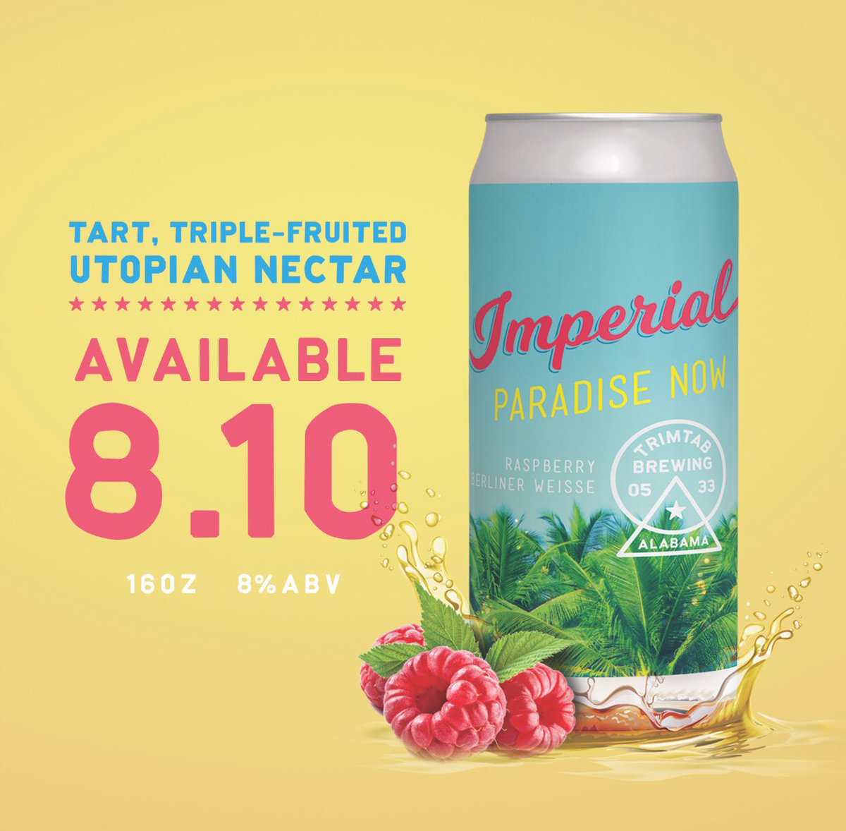 This Friday we are re-realeasing Imperial Paradise Now! We’ve turned up the ABV and the fruit flavor of our most popular brew!