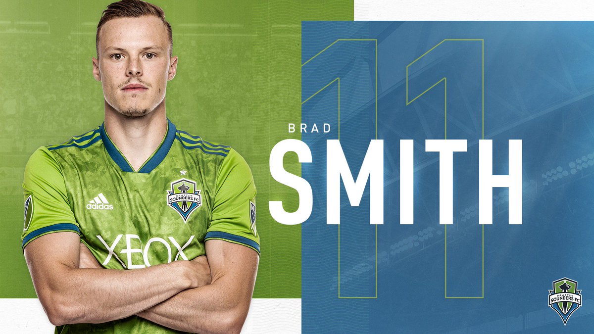 SoundersFC's tweet photo. Welcome to the club, Brad Smith! 💚💙

24-year-old fullback joins the Sounders on loan from English Premier League’s AFC Bournemouth. 

📝 https://t.co/JX5C6qoTCW https://t.co/STm3glWla0