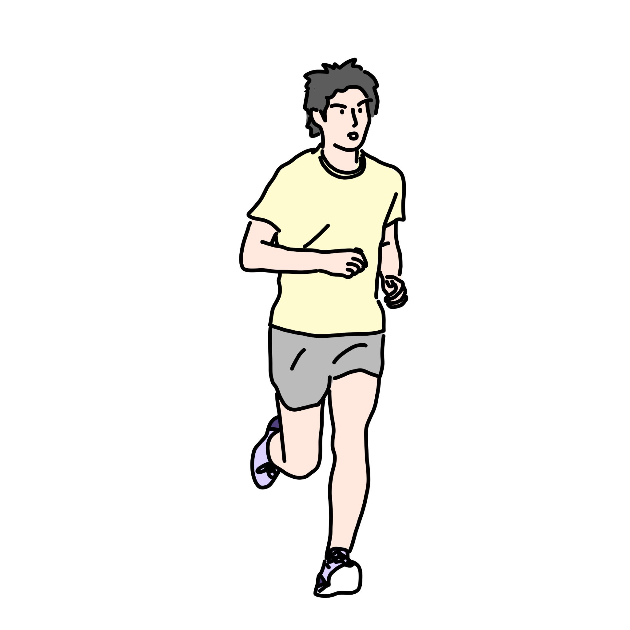 Gj Pdm 今日のイラスト Run どこまでも走る 走り抜く 走り去る そんな人生も悪くないなぁ T Co Qksxrljknb Twitter