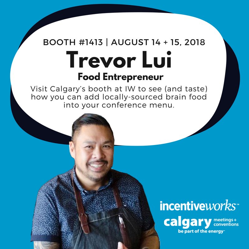 Who's headed to @Incentive_Works next week? We are lucky enough to have two incredible chefs featured at Calgary's #IWShow booth! Stop by Booth #1413 for LIVE food demos and more!