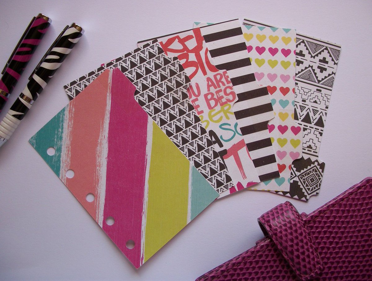 Handmadebymei's tweet photo. New! #quirky mini size dividers for #filofax organisers https://t.co/9hSjpjTUuT @ZebraPenUK https://t.co/AfBg3ymc2X