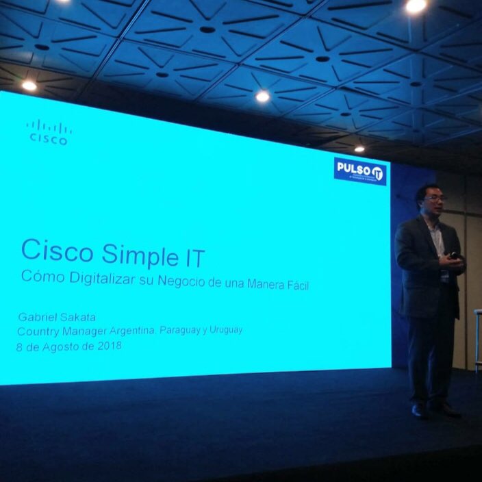 gabriel_sakata's tweet image. En el evento #PulsoIT presentando la solucion de Cisco de #SimpleIT. @WeAreCisco