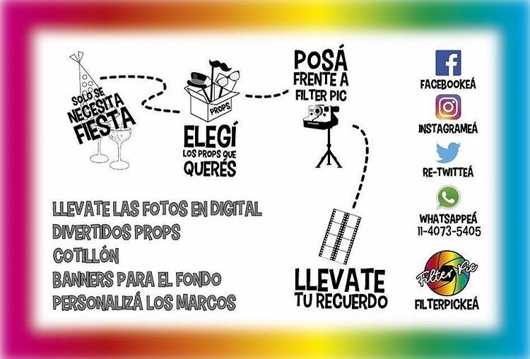filterpic_ok's tweet photo. Seguí los pasos y FILTERPICKEA todo tu cumple ! 📸🎞️
No dudes en consultar y sacarte todas tus dudas sobre el Tótem Selfies.
Ideal para eventos y cumpleaños, divertite, reite y guárdate de recuerdo las fotos!!
#FilterPic #Eventos #Cumpleaños https://t.co/6GLahBPsj0