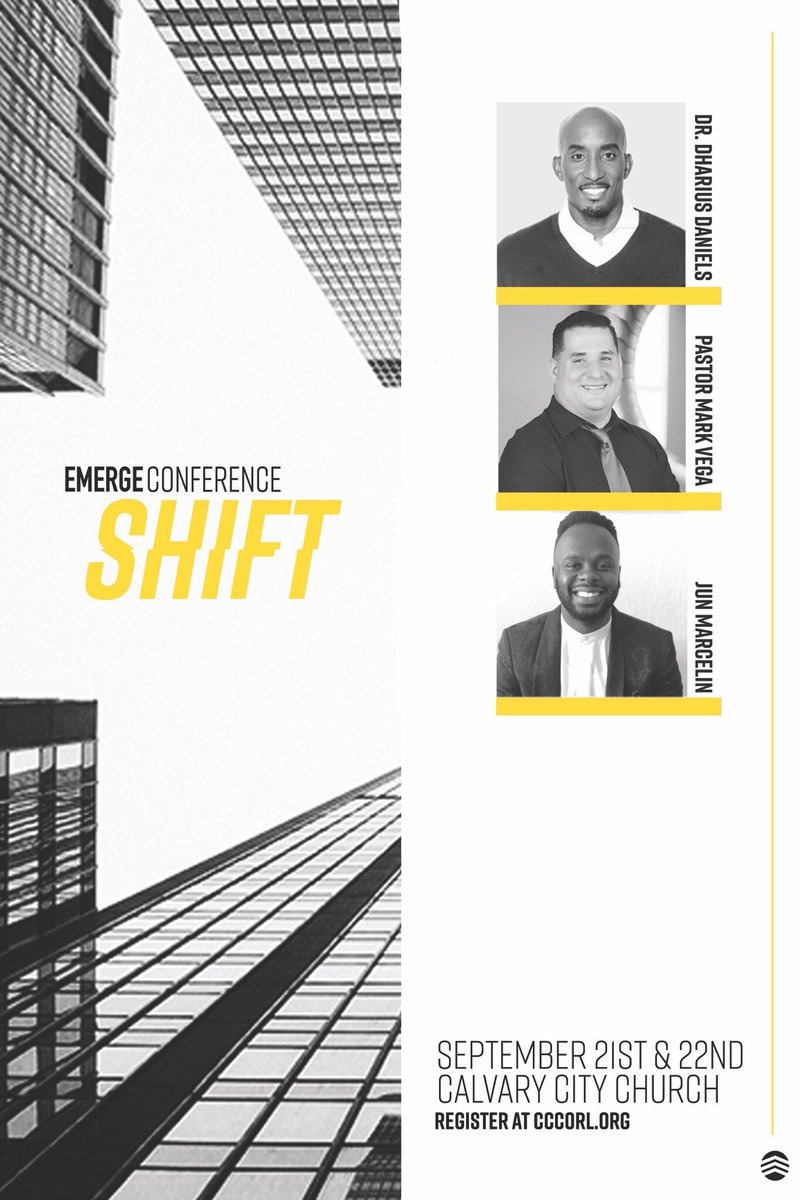 emergecccorl's tweet photo. Have you bought your ticket to “Shift: Emerge Conference”?? Only $25; 7 days left for EARLY registration!! 🔸🔸🔸🔸🔸🔸🔸🔸🔸🔸🔸🔸
Link in BIO 👆🏻👆🏼👆🏽👆🏾👆🏿
#EmergeShiftConf2018 #IWillEmerge #YoungAdults #CollegeandCareer #OrlandoFL #JovenesAdultos #Emergecccorl https://t.co/Xst3qSZXiv