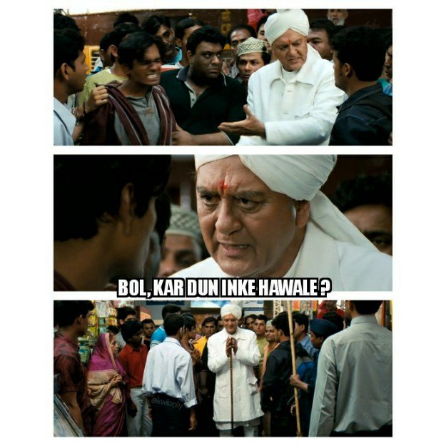When Dutt sahab singlehandedly thwarted #moblynching of Ganesh Gaitonde !

#SacredGames