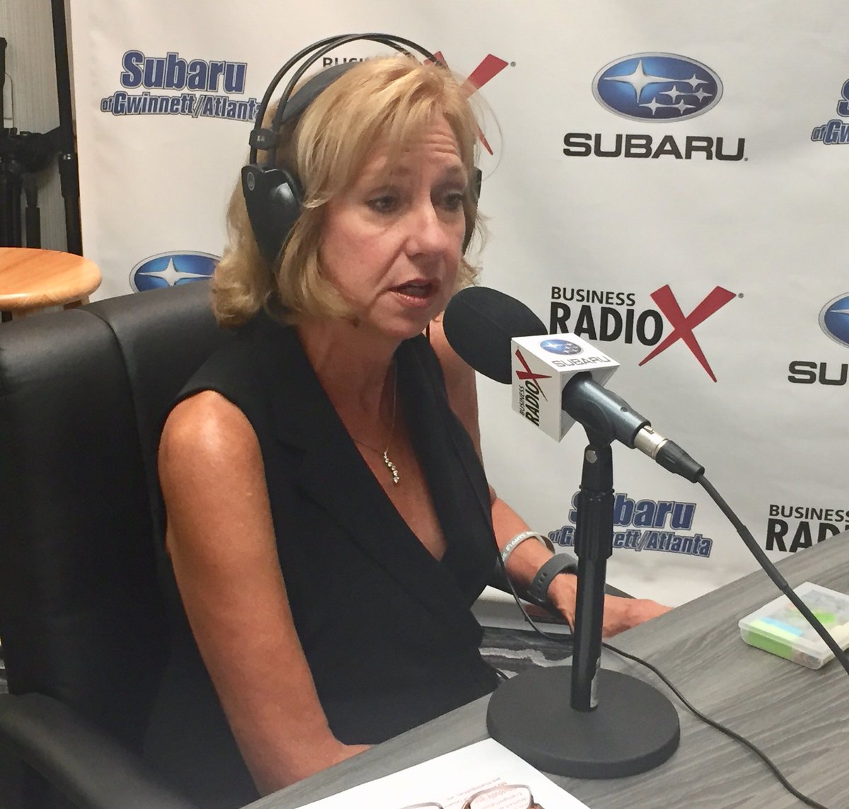 GwinnettRadioX's tweet photo. Paula Hastings with @AccentCreative discusses her time on the #Gwinnett County Planning Commission during today’s interview on “Case in Point”. Presented by @Paradigmsecurit from the @SubaruATL studio inside @SonestaGwinnett. https://t.co/TmuTLALUDj