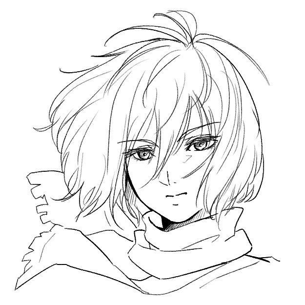 寝る前に落書き
ミカサ・アッカーマン 
