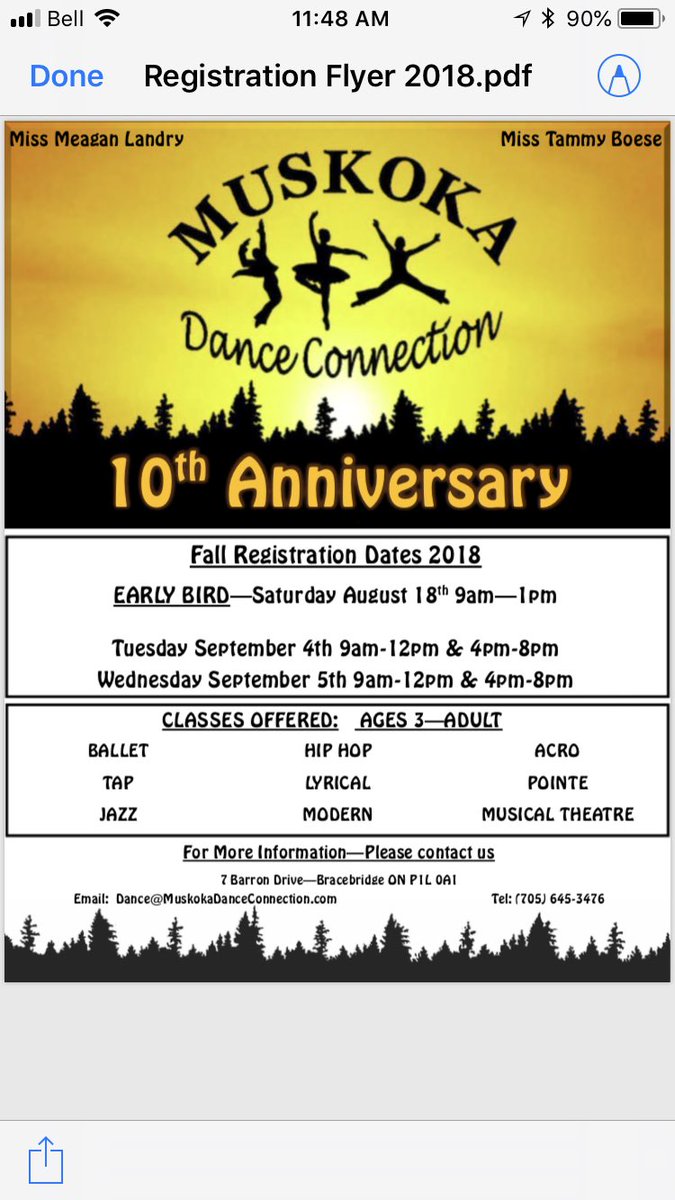 Muskokadancecon's tweet photo. https://t.co/2TNrZMyy48