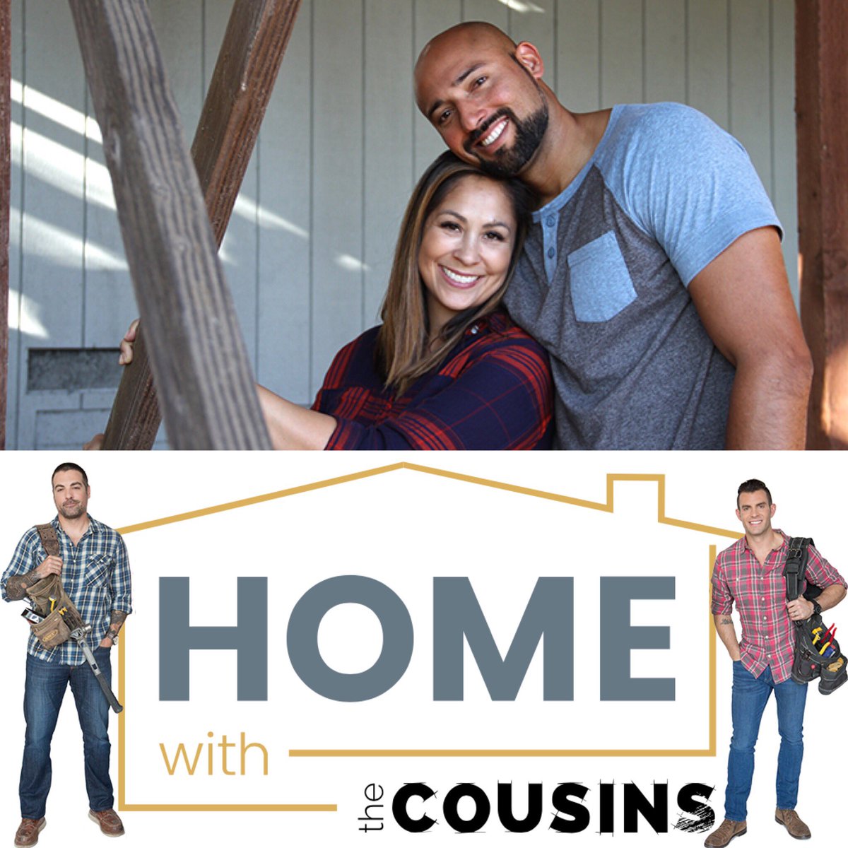 CousinsTV's tweet photo. New #podcast alert ๐จ EP.39 is with Chenoa and David from #RusticRehab a brand new show coming to @hgtv on 8/16/18 8PM EST. Listen to their advice and passion as they have started their own business! https://t.co/MQ5dEcoWpZ #podcastlife https://t.co/JisyWqoAW2