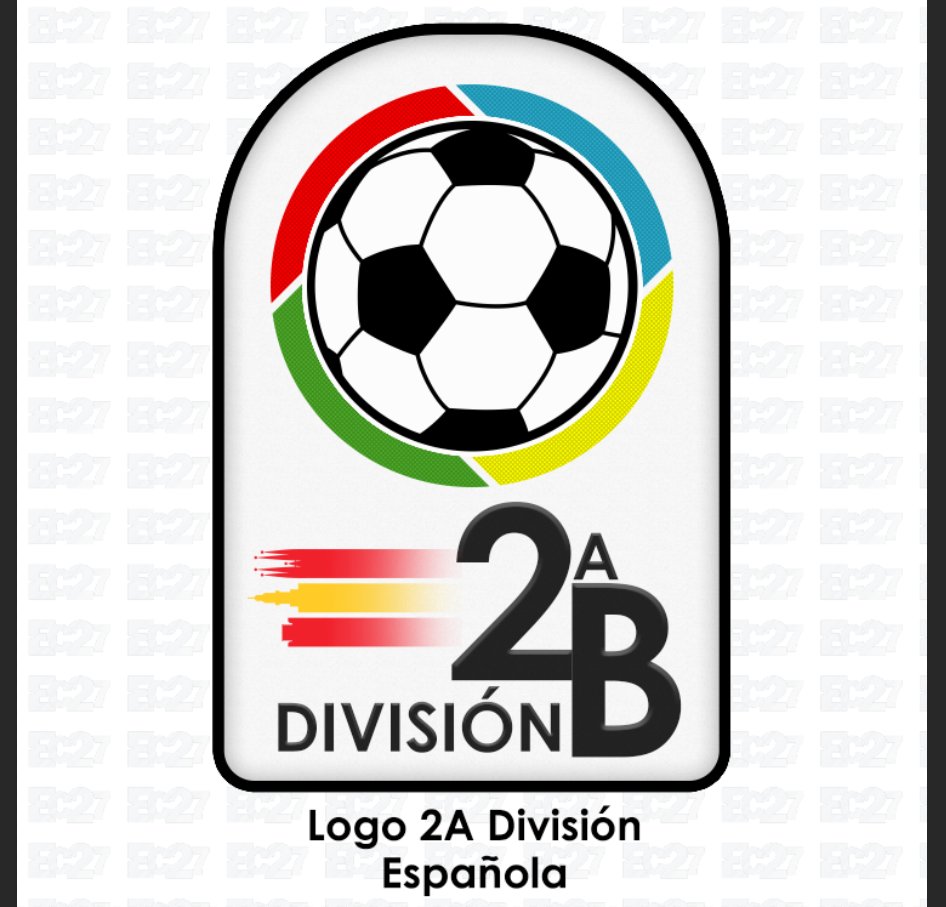 👕 UrtziGJ Designs on "He creado una alternativa al logo del parche de 2a División B Acepto 😊✌️ 1- Logo Real 2- Logo creado por https://t.co/nlMkB2pcgt"