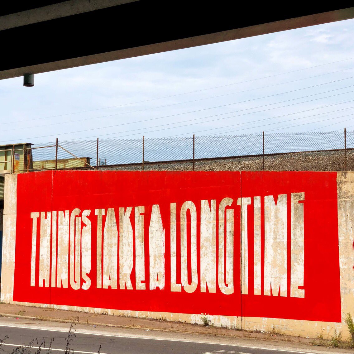DesignMuseumChi's tweet photo. Our executive director @tannerwoodford just finished up this red beauty for @paintgary this past weekend! It did take a long time. #paintgary https://t.co/9rsPRPToKS