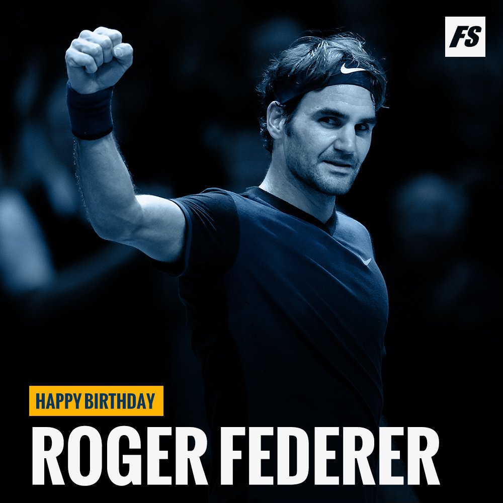 Happy Birthday to tennis legend Roger Federer ( 
