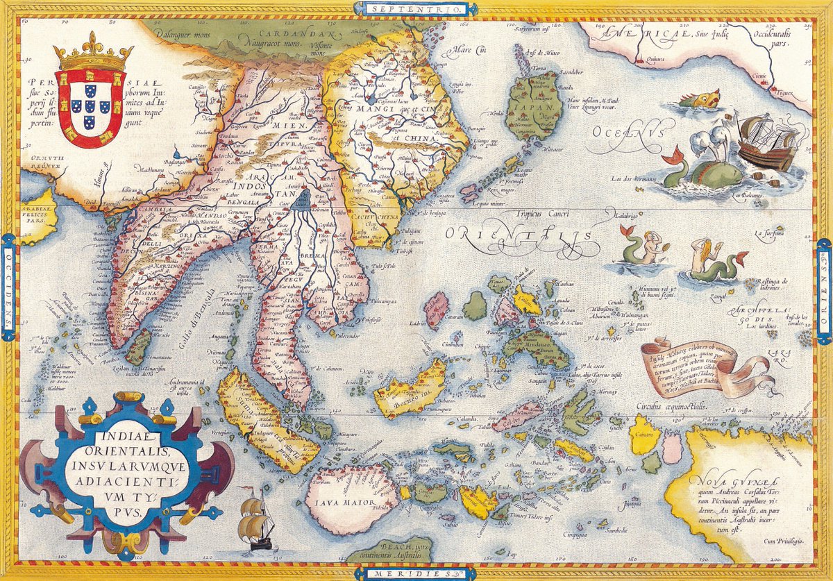 Singapore is older than people think. It's an island-city along a major global shipping/trading route! (LOCATION!) It was part of the Srivijaya & Majapahit empires, claimed by the Siamese, Javanese, then Malacca and Johor. You can see "Cingapura" in this Portuguese map from 1619