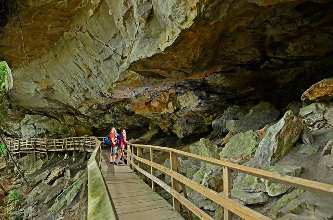 SenatorNation's tweet photo. In WV you can enjoy a day out and explore many cave-like openings in the rocks, like Audra State Park, and walk giant rock formations on a hike #WhyWV https://t.co/3XfioIISZi