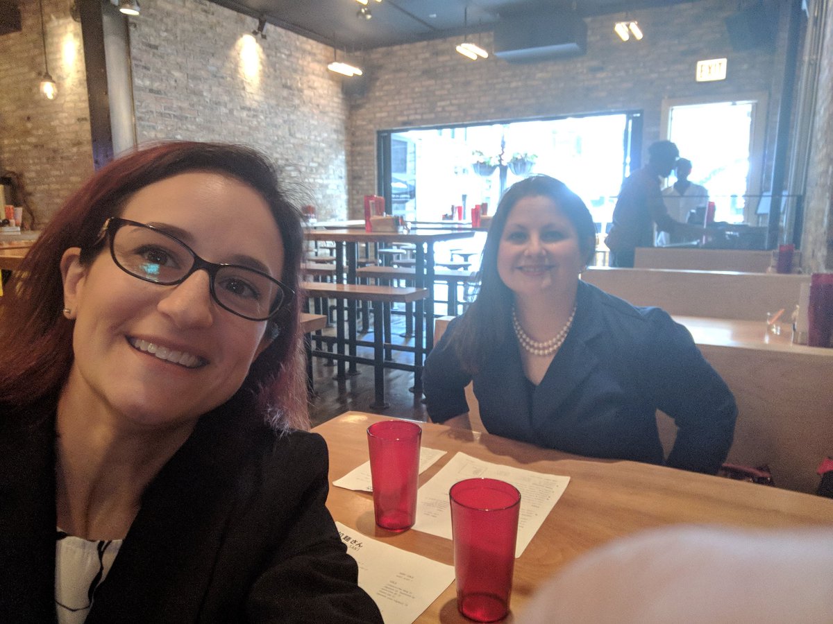 AbbyCameron131's tweet image. Worked up an appetite at the IL Dept of Education meeting so now we are enjoying Ramen-San! 
#yummy #gettingstemdone