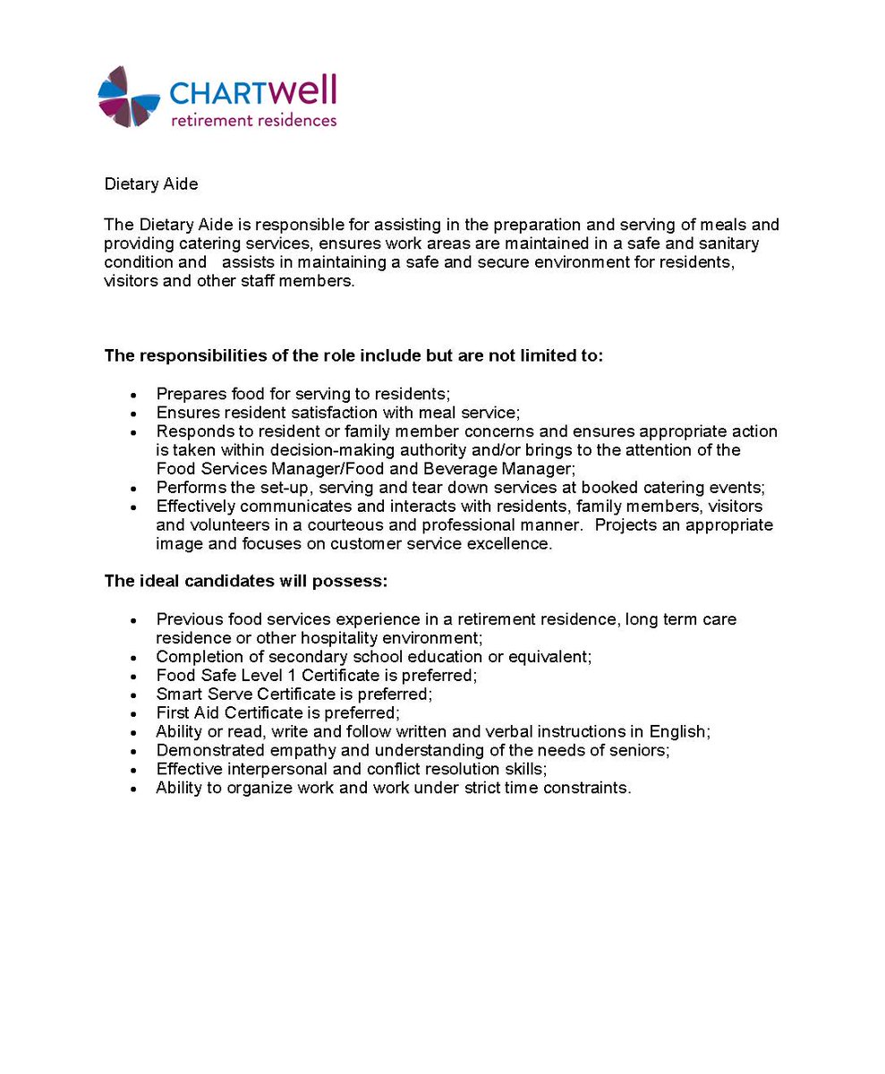 LifetimeLC's tweet photo. Hi LLC Peeps! Two new job postings to check out. 
Chartwell Retirement Residences are looking for PSWs &amp; Dietry Aids.
PSW - Full-time/Part-time/Casual
Resumes to be sent to mgriffin@chartwell.com
DIETARY AIDE - Part-time
Resumes to be sent to jlivermore@chartwell.com https://t.co/rKwr88IWp2