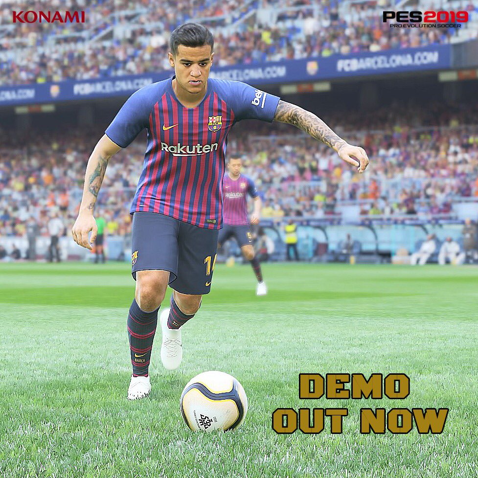 It’s time for you to join me and feel #ThePowerofFootball. The #PES2019DEMO is out now!