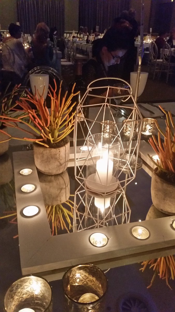 Chemlle's tweet photo. Can't wait for the @CopperstoneZONE #WomensDay2018 to begin! How gorgeous do the tables look? #HOTY2018 @GetItJHBWest @IndabaHotel https://t.co/7OLXBtXXMD