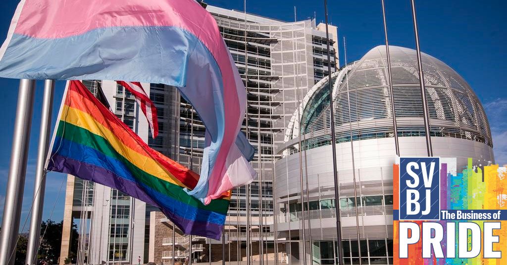svbizjournal's tweet photo. It's Pride time @SVbizjournal & we're ready to celebrate Aug. 21. https://t.co/nGWuyxqwlp #SVBizPride. We will recognize this year's Top LGBTQ Owned businesses in Silicon Valley. Mix w/LGBTQ community leaders & kick off Silicon Valley Pride. Thanks @AlaskaAir & @BankofAmerica https://t.co/fdw1ZtAoQW