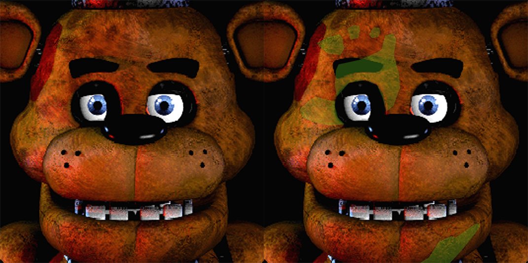 IshiiNiki's tweet photo. 【祝🎊FNAF４周年🐻👮🏼】

ピザ屋で夜間警備するホラーゲーム Five Night at Freddy'sがリリースされて今日で４周年目！

『録音された電話』や『小さくて見辛い記事』『うっすら見える着ぐるみの顔に付いた手形』から過去にピザ屋で起きた事件を紐解いて行く考察要素あり！未だ謎多き！

#FNAF https://t.co/KrSWB3QAEN