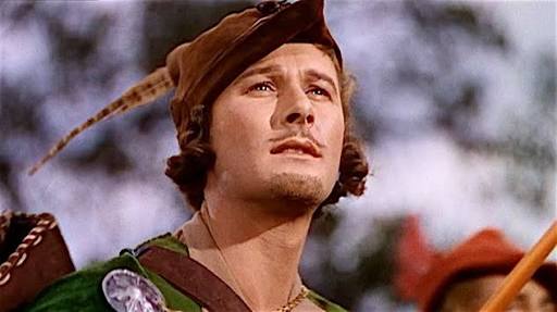 5/ Errol Flynn - swashbuckling star of "The Adventures of Robin Hood" , "Captain Blood" , and "The Sea Hawk".