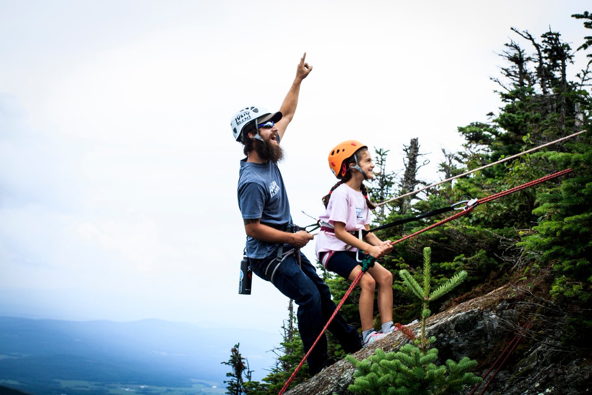 jaypeakresort's tweet photo. Tippy topping with our Raised Jay Summer Campers. #raisedjay https://t.co/9vQu2n2fii