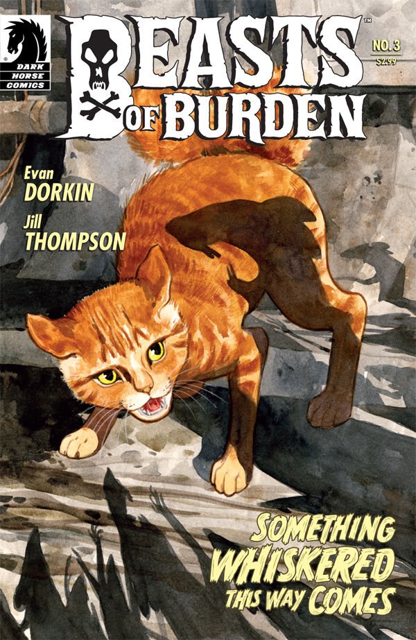 DarkHorseComics's tweet image. More #BeastsofBurden: very good dogs and a few brave cats! (New Beasts of Burden coming right up, too: bit.ly/2nmYmL7) #InternationalCatDay