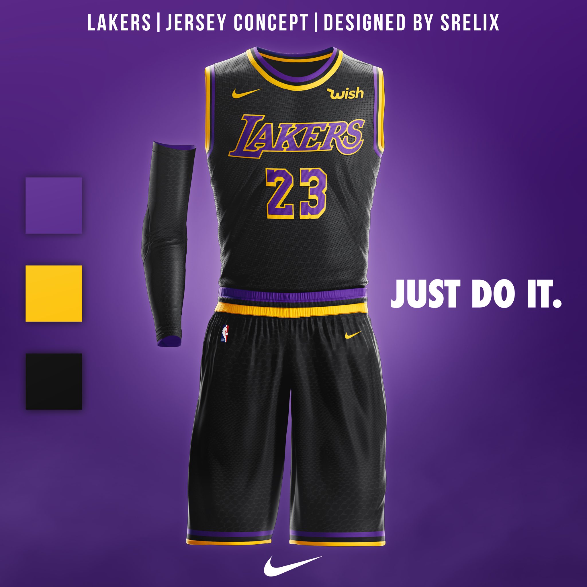SRELIX Jerseys on X: Los Angeles Lakers jersey concept. Follow me on  Instagram @srelix for more! @Lakers #lakers #LosAngeles   / X