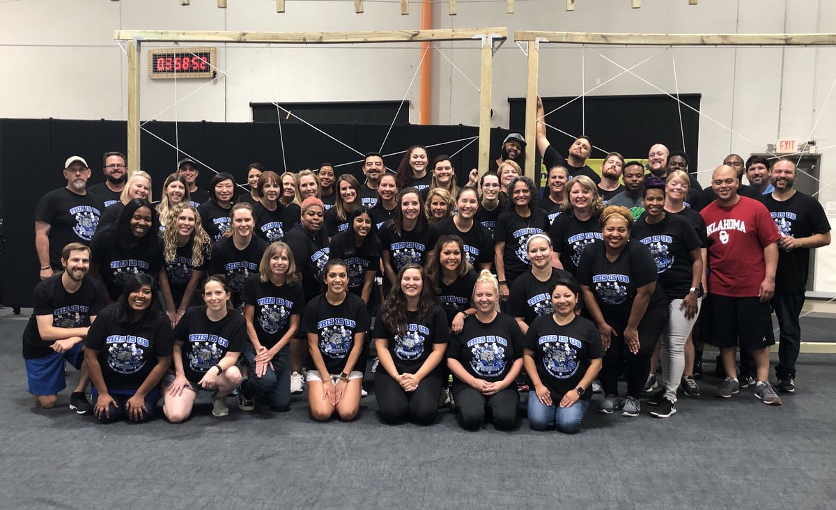 Amazing <a href="/CreekValleyMS/">Creek Valley Middle School</a> team building today <a href="/groupdynamix/">Group Dynamix</a>!  I love this group of educators❤️ #prideinside