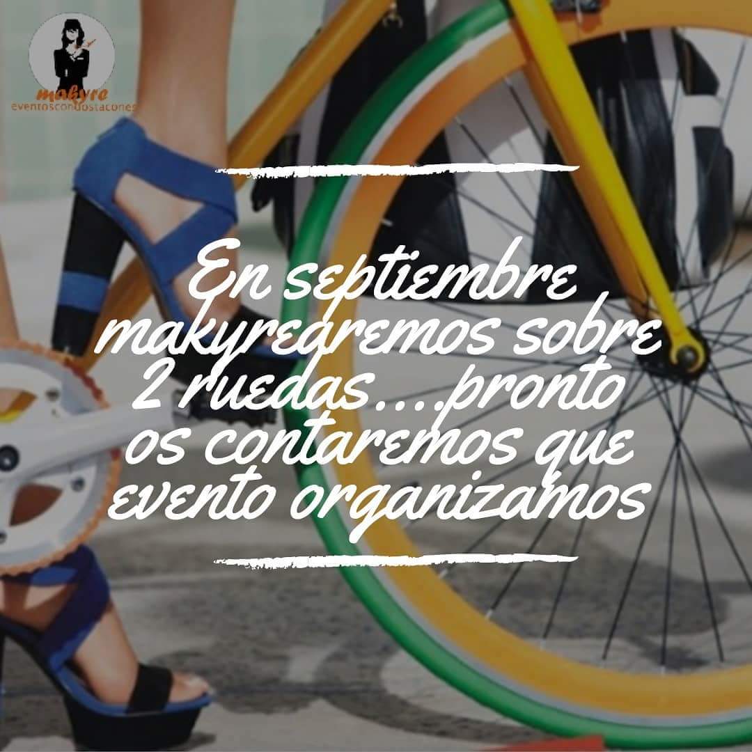 EvenCon2Tacones's tweet photo. Dos ruedas tiene que ver con los eventos que estamos preparando en septiembre....en algún lugar de España...muy pronto os contaremos cual es.
🚴♀️🚴♀️🚴♀️🚴♀️🚴♀️🚴♀️🚴♀️🚴♀️🚴♀️🚴♀️🚴♀️🚴♀️
#eventos #makyre #comunicación #events #ideas https://t.co/aPB51126Ol