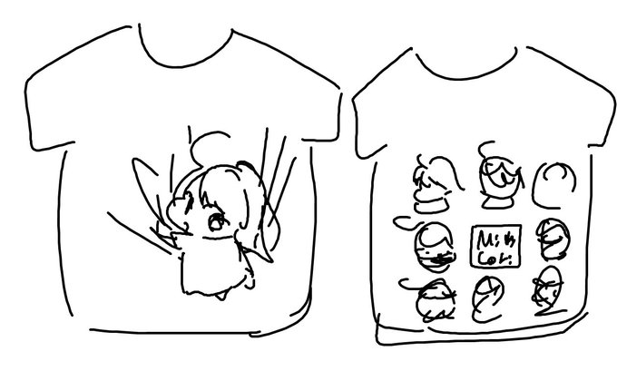 みにろりちゃんシャツを作りたくて
みにろりちゃんがシャツにしがみついてる柄と大量のみにろりちゃん柄 