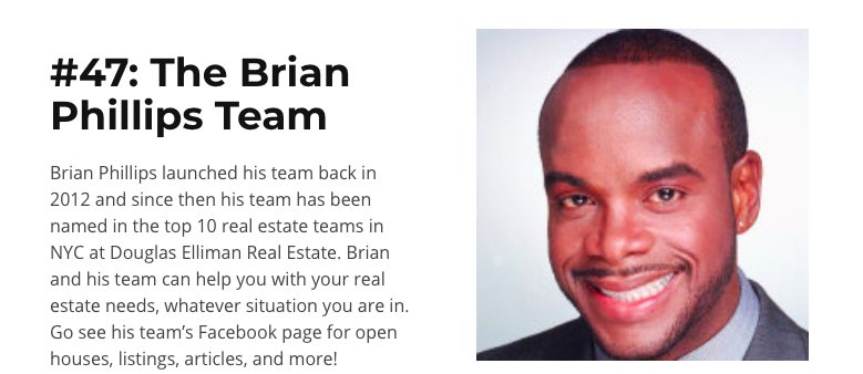 DouglasElliman's tweet image. Congratulations to @stancomisiti and @TheMobileBroker, recently named to @mypropertyspark's list of 'Top 100 Real Estate Teams to Follow on Social Media' Be sure to give them a follow! propertyspark.com/top-100-real-e…