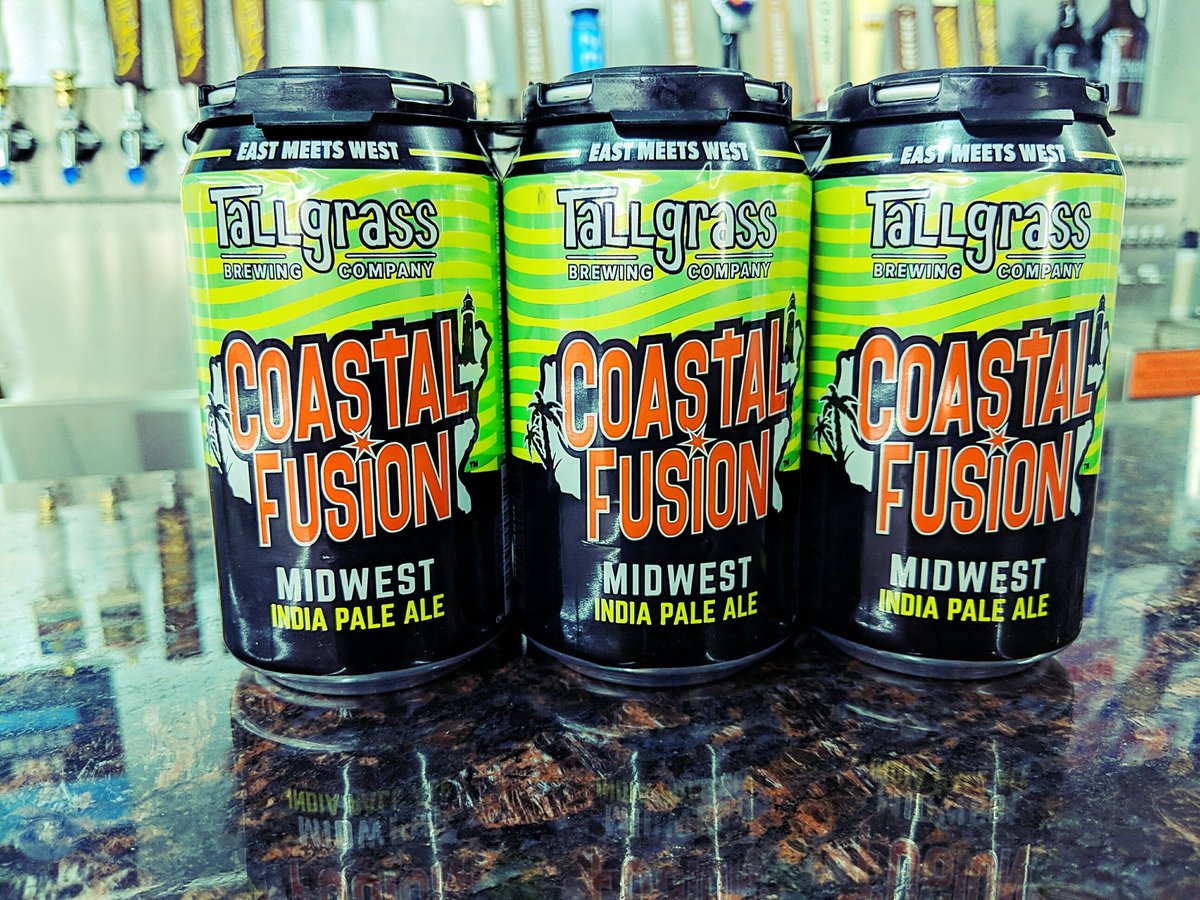 What happens when you take the best of both coasts and put it into a beer? You get the Midwest IPA Coastal Fusion from @TallgrassBeer of course! #MidwestAF #MidwestIPA