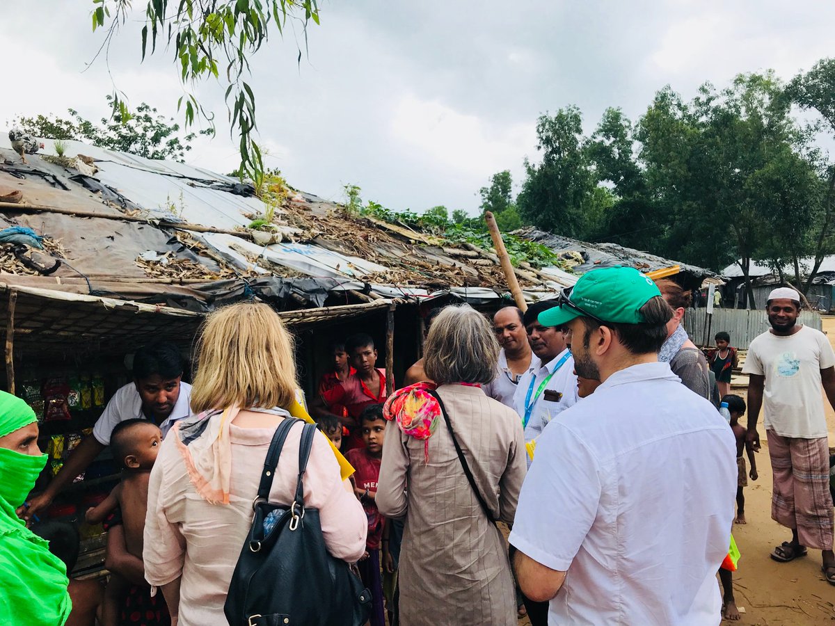 rayhaniu's tweet photo. Joint field by @ACFBangladesh and @DFID_UK at Rohingya Refugee Camp-2, Ukhiya-Cox’sbazar. A long way to go... https://t.co/gFwcfWKJmZ