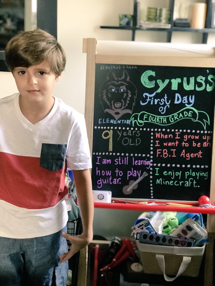 Ararus13's tweet photo. First day @Jennings_Creek wishing all students a happy #firstdayofschool https://t.co/N4kivxNdIk
