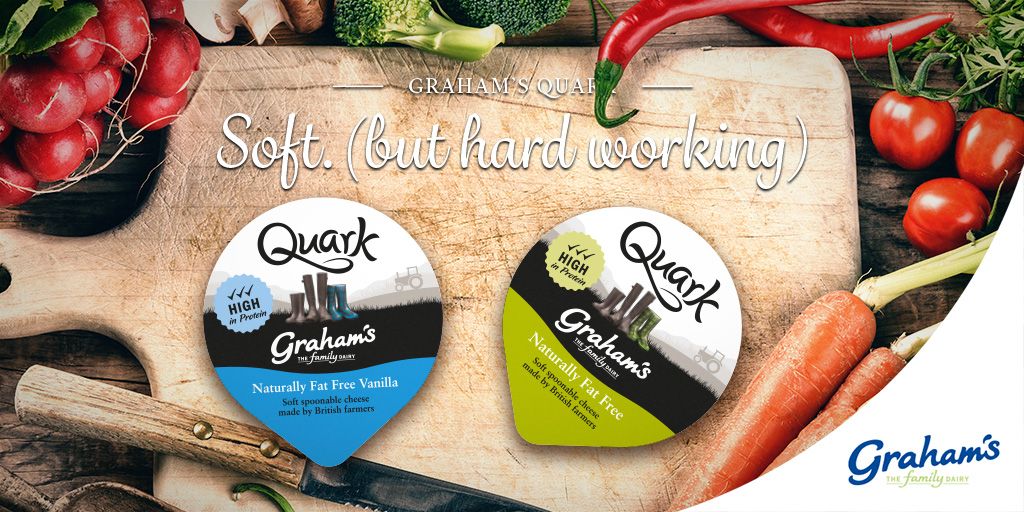 GrahamsDairy's tweet photo. Versatile? Check. Tasty? Check. Healthy? Of course! Our latest blog explores why quark is so good for you. https://t.co/y42tn2I5vt https://t.co/LUPzkmr2BO