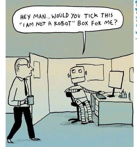 The only job robots can't take away from us 😅🤖