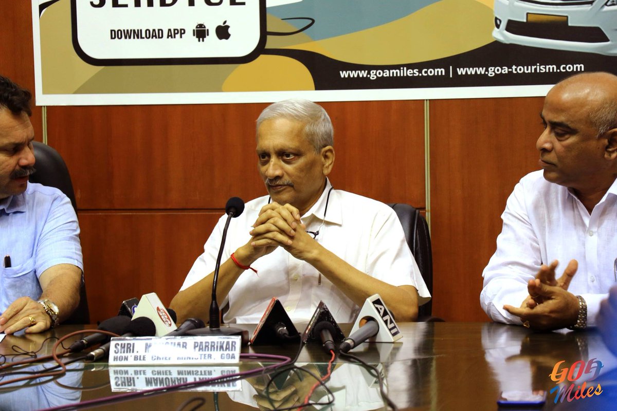 GOAMILES an initiative by GTDC is proud to announce the launch of Indian's 1st govt. Initiates &amp; Goa’s 1st exclusive mobile app-based taxi service yesterday in the hands of Hon’ble Chief Minister of Goa - Mr. Manohar Parrikar.
#GOAMILES #Goa. #GoGetsGoing #GoaGetsConvenient