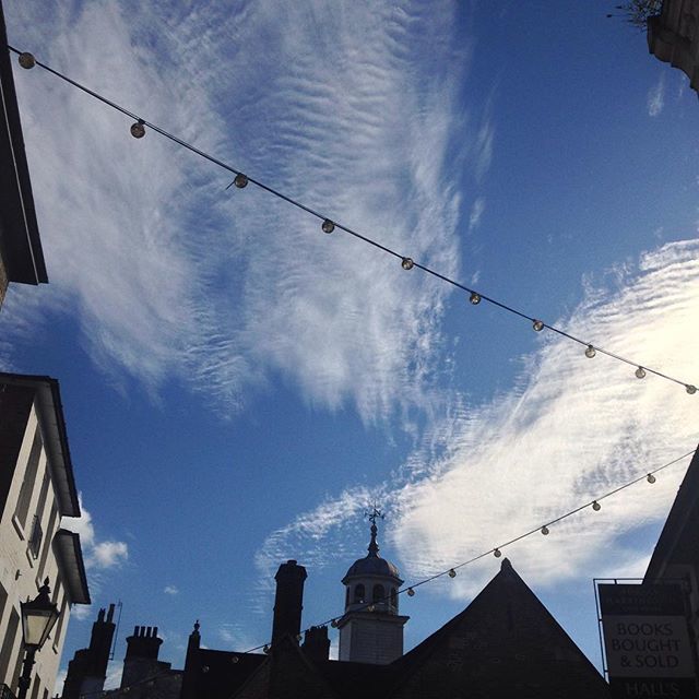• prettiest sky over the shop this evening •
