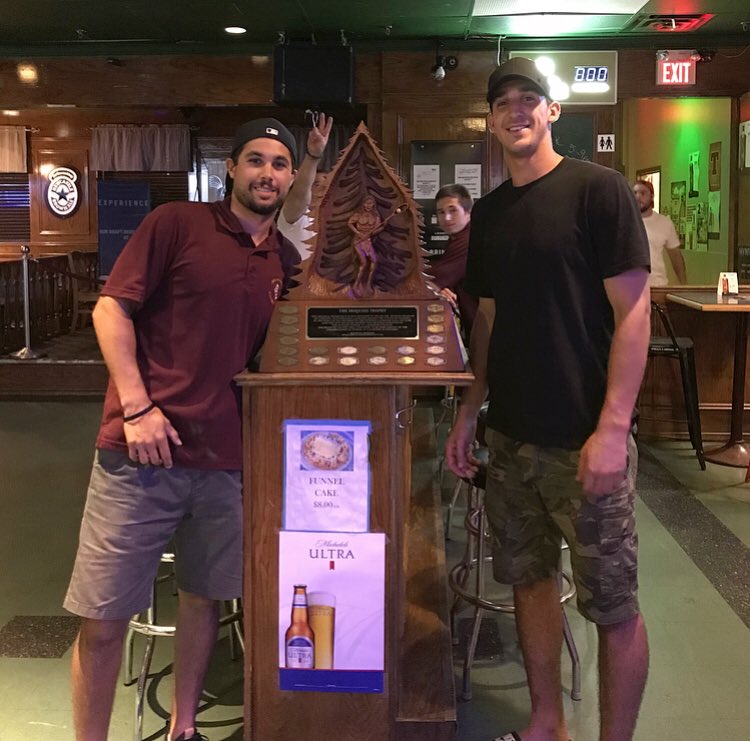 Proud alumni. Congrats <a href="/BramptonJrA/">Brampton Jr A</a>  #Mintobound