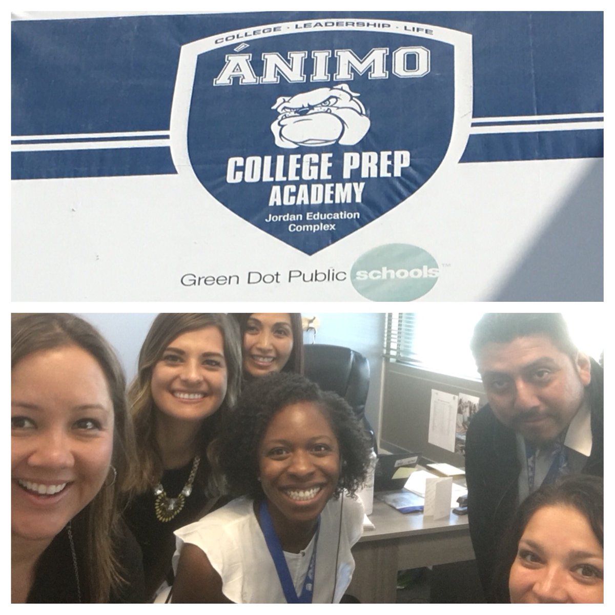 cdejesusgdps's tweet photo. The Ánimo College Prep Bulldogs @cagreendot are starting year 8 of their turnaround work on the Jordan High School campus.  The Road to College starts here! #CollegeLeadershipLife #ChangingOdds #DiscoverCharters https://t.co/NZWzjM314k