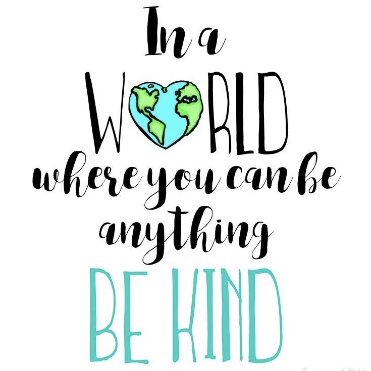 actionhappiness's tweet photo. In a world where you can be anything, be kind

#AltruisticAugust https://t.co/oynzwG0wDk
