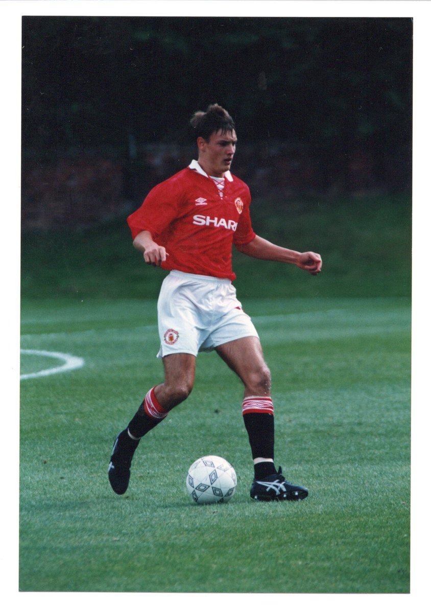ManUtdvault's tweet photo. Ashley Westwood, Manchester United 'A' 4 v 3 Everton 'A' at The Cliff on 27th August 1994. #MUFC https://t.co/VSGrrXFfwF