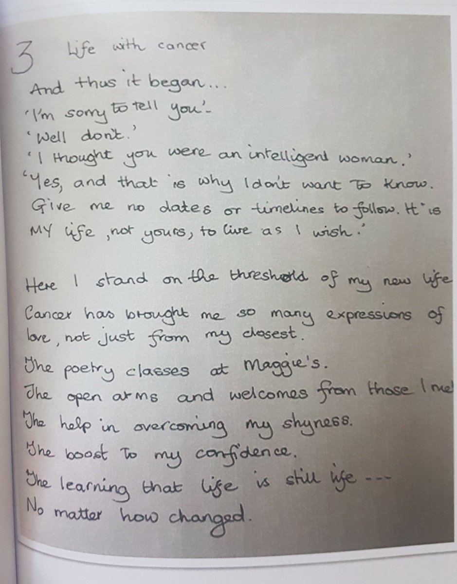 Margaret Groarke On Twitter Life With Cancer A Poem From - 