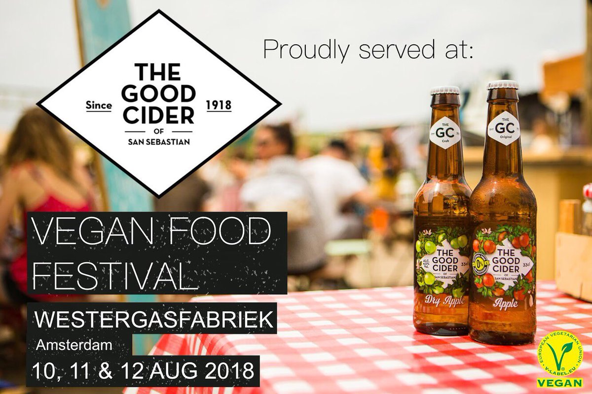 If you’re heading to Amsterdam. Drop by at the Vegan Food Festival @westergasfbrk