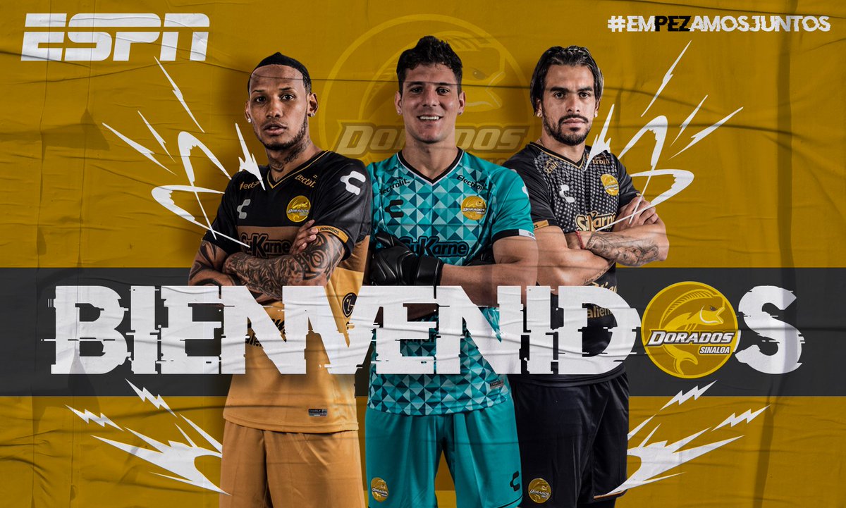 ESPNmx's tweet photo. ESPN la nueva casa del Gran Pez 💛 ¡Bienvenidos @Dorados! 💛 #EmPEZamosJuntos 🐠 https://t.co/cvJTXFkt1D